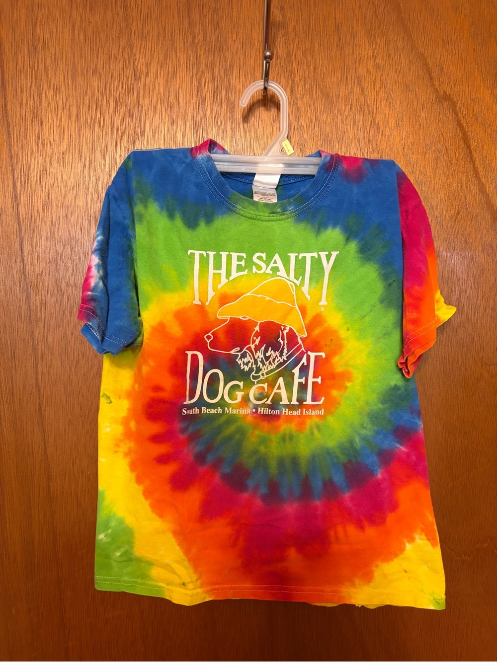 The Salty Dog Tie-Dye Kids T-Shirt - Blue, Green, Yellow, Orange, Red, Pink